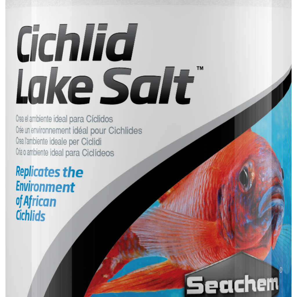 Embalagem Seachem Cichlid Lake Salt 500 g