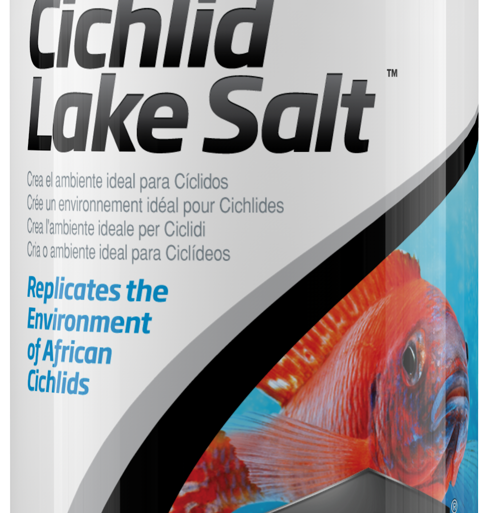 Embalagem Seachem Cichlid Lake Salt 250 g