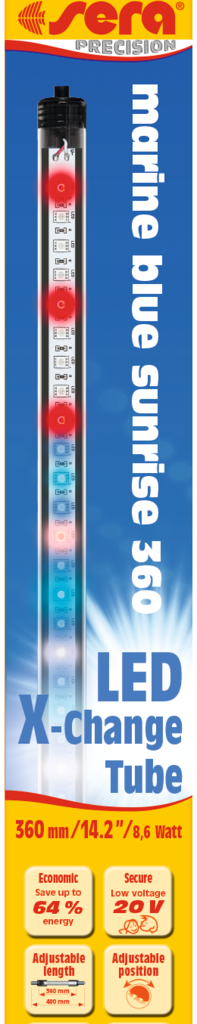 Embalagem sera LED X-Change Tube marine blue sunrise 360 mm