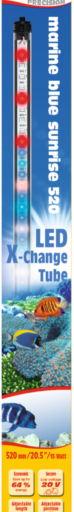 Embalagem sera LED X-Change Tube marine blue sunrise 520 mm