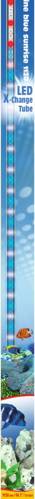 Embalagem sera LED X-Change Tube marine blue sunrise 1120 mm
