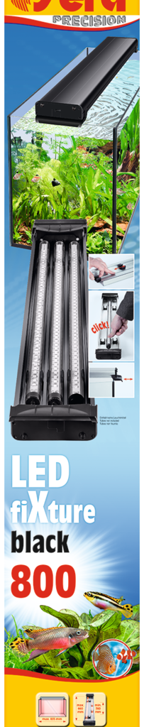 Embalagem sera LED fiXture black 800 preto