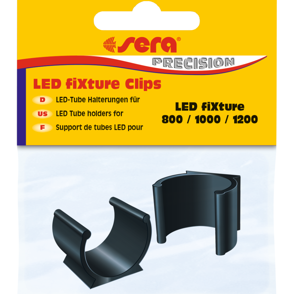 Embalagem com dois sera LED fiXture Clips