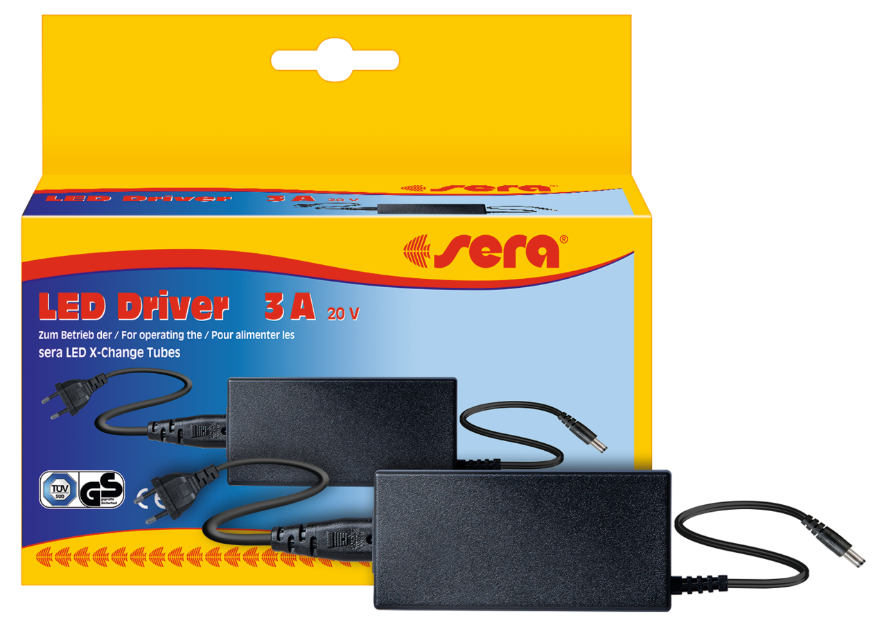 Embalagem e bloco de alimentação sera LED Driver 3 A 20 V