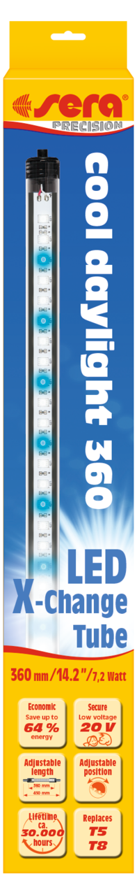 Embalagem sera LED X-Change Tube cool daylight 360