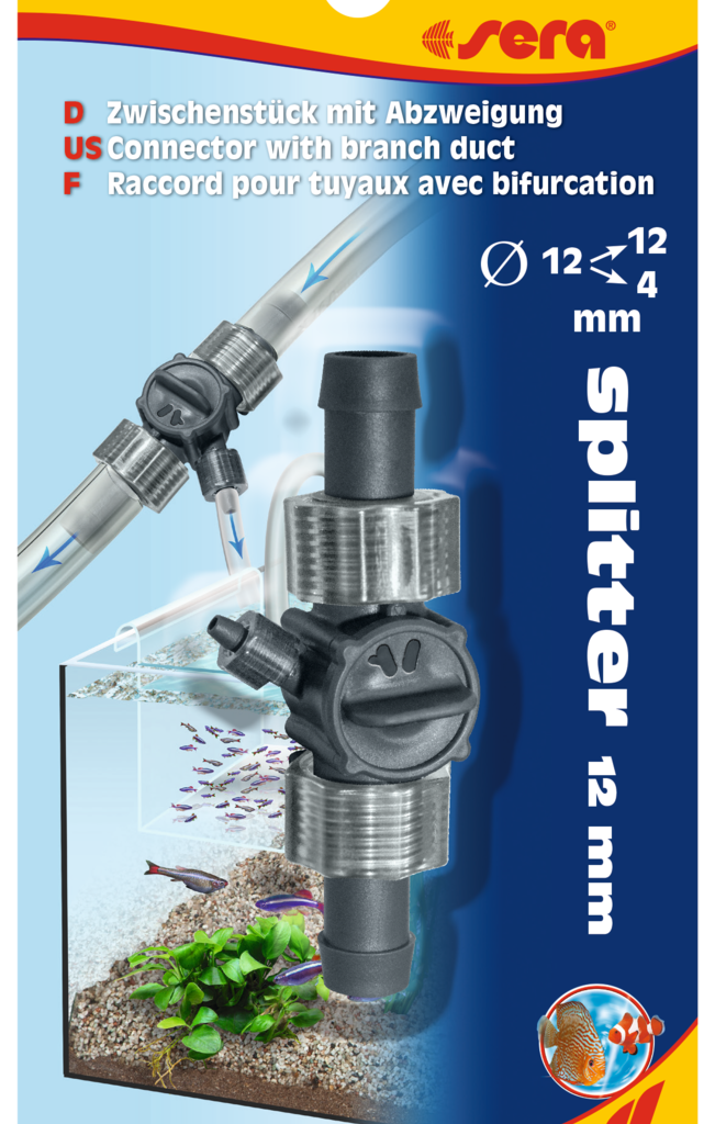 Embalagem sera conector com bifurcação regulável 12/12/4 mm 32145