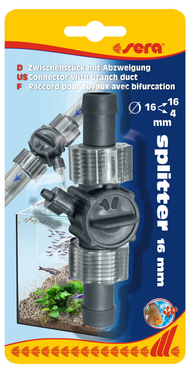 Embalagem sera conector com bifurcação regulável 16/16/4 mm 32144