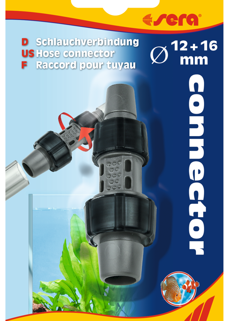 Embalagem sera conector para mangueiras de 12 e 16 mm referência 32141