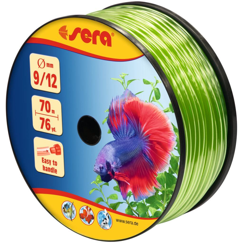 Rolo sera de mangueira verde 9/12 mm com 70 metros, referência 32130