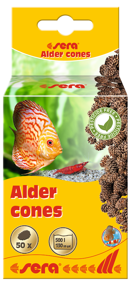 Embalagem sera Alder cones com cinquenta cones de amieiro, referência 32276