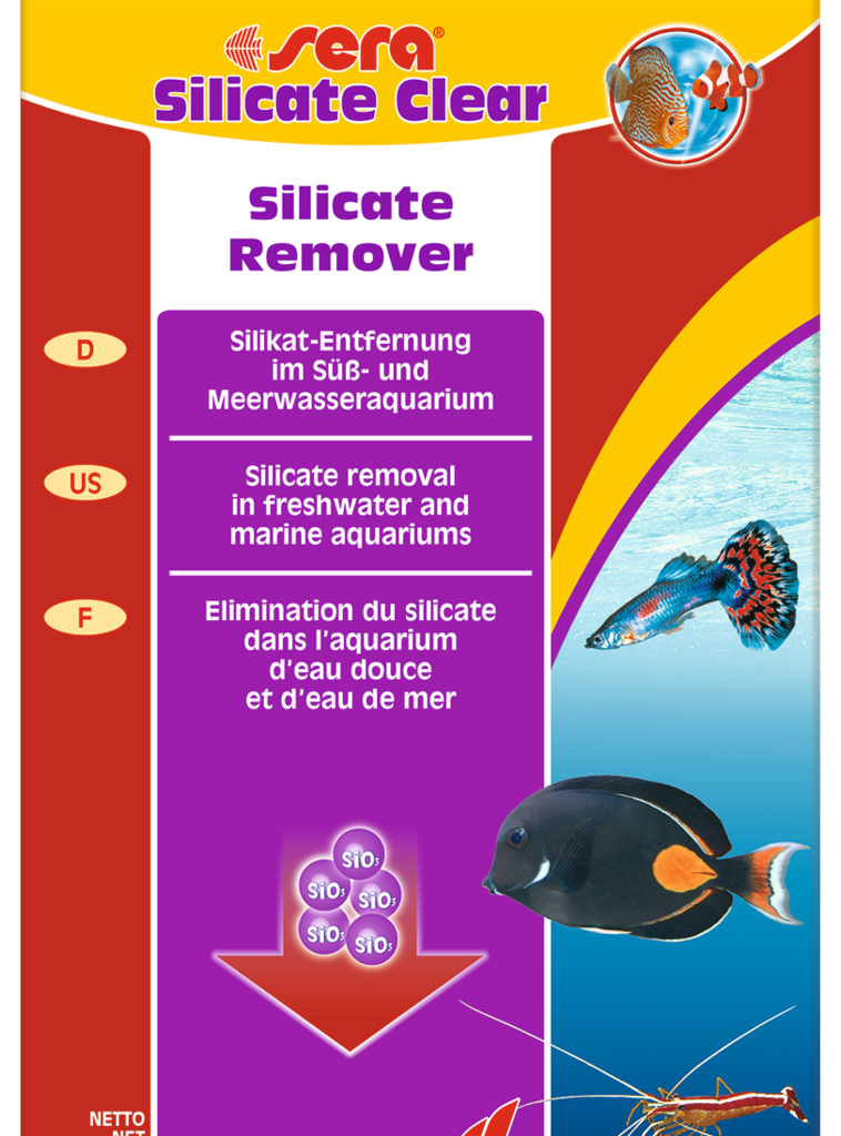 Embalagem sera marin silicate clear 500 g, referência 08417