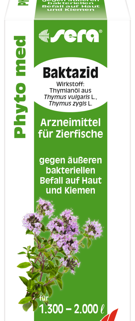 Embalagem sera Phyto med Baktazid 100 ml, referência 32281
