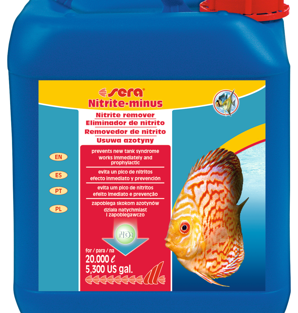 Embalagem sera Nitrite-minus de 5.000 ml para 20.000 litros, referência 32304