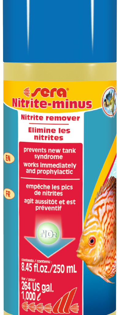 Frasco sera Nitrite-minus de 250 ml para 1.000 litros, referência 32301