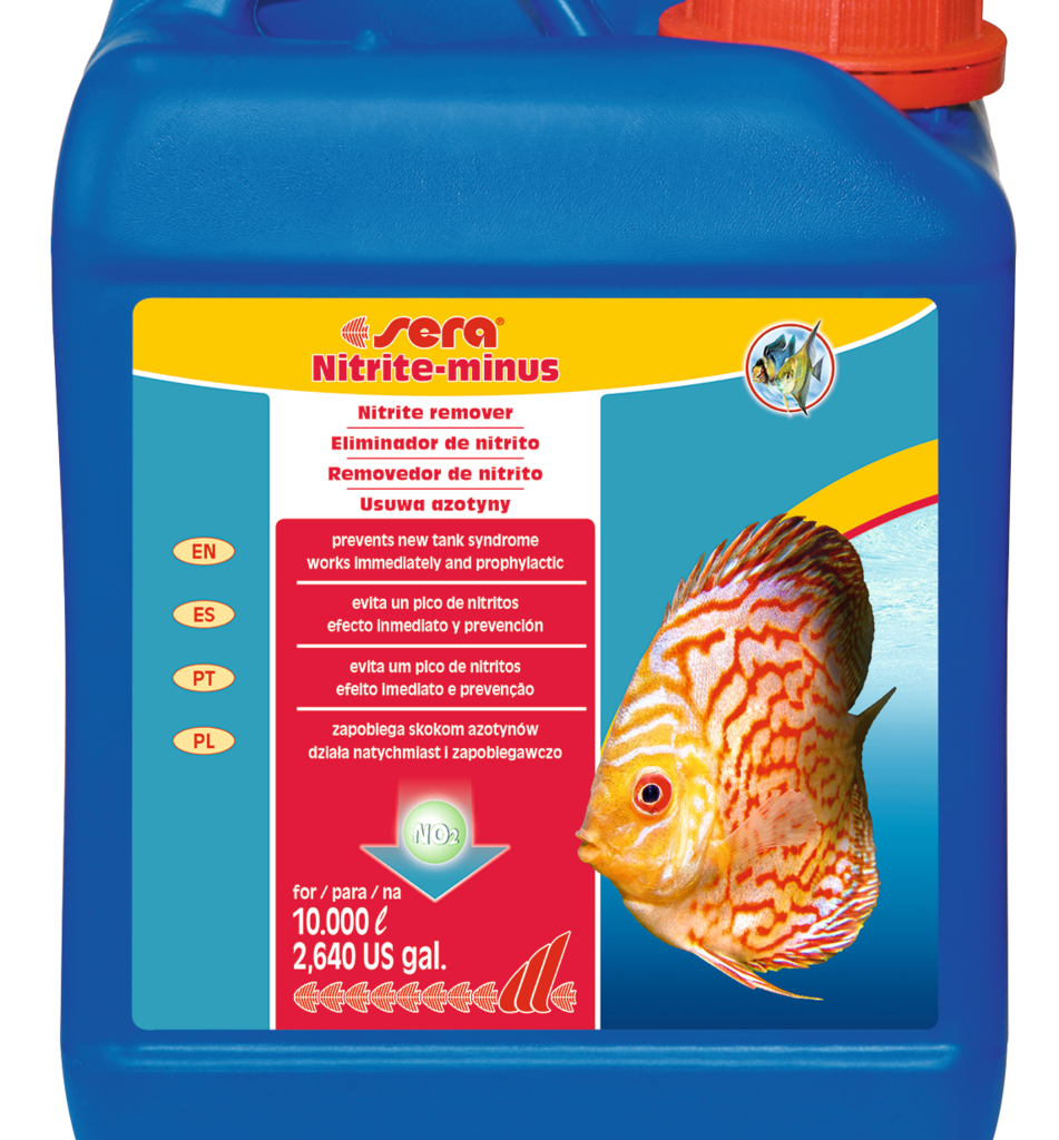 Embalagem sera Nitrite-minus de 2.500 ml para 10.000 litros, referência 32303
