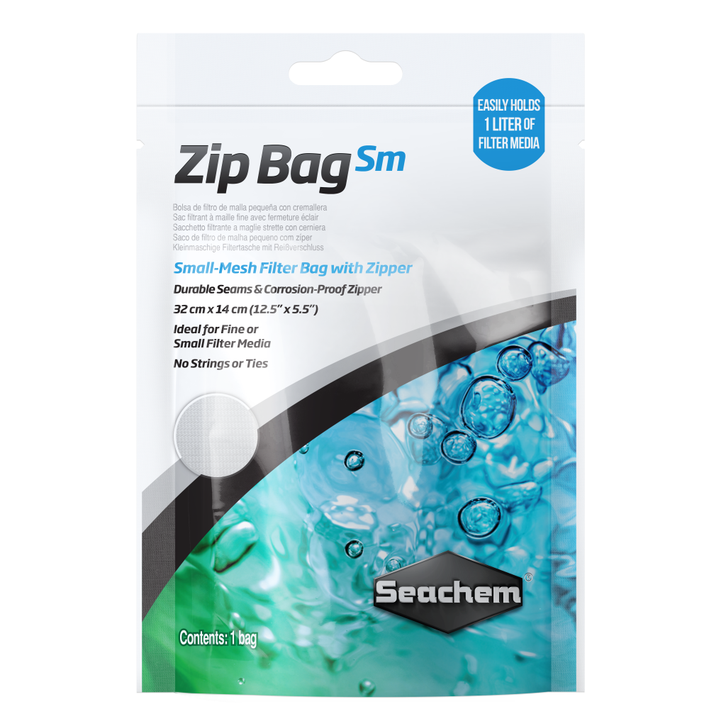 Embalagem Seachem Zip Bag Small Mesh 32 × 14 cm
