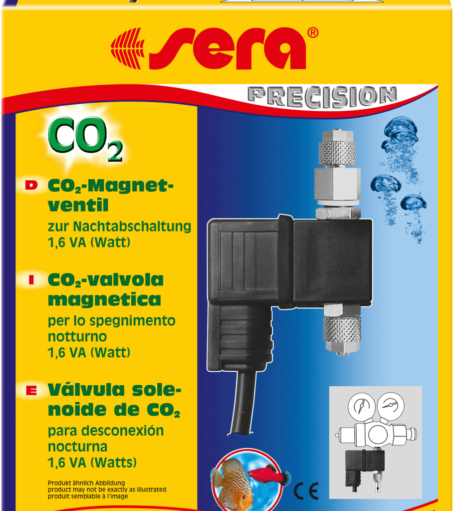 Embalagem da válvula solenoide de CO2 Sera, referência 08030
