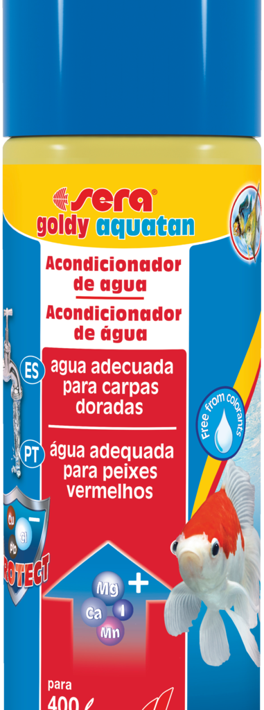 Embalagem SERA goldy aquatan 100 ml para 400 litros