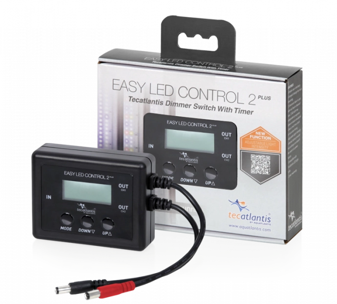 Aquatlantis EASYLED CONTROL 2 PLUS com unidade de controlo, cabos e embalagem