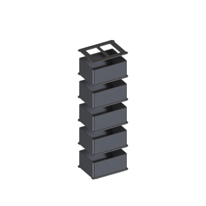 Kit Aquatlantis com cinco copos modulares B-BOX M, referência 21825
