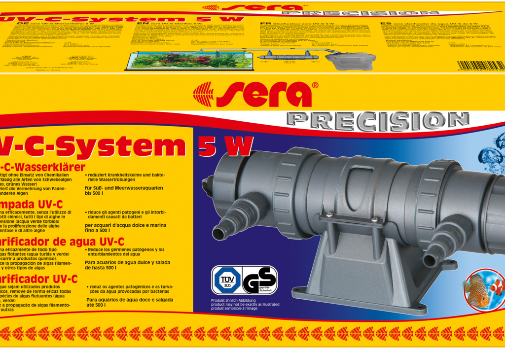Embalagem sera UV-C System 5 W, referência 08253
