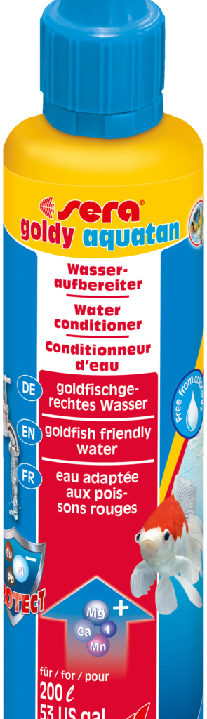 Embalagem SERA goldy aquatan 50 ml para 200 litros