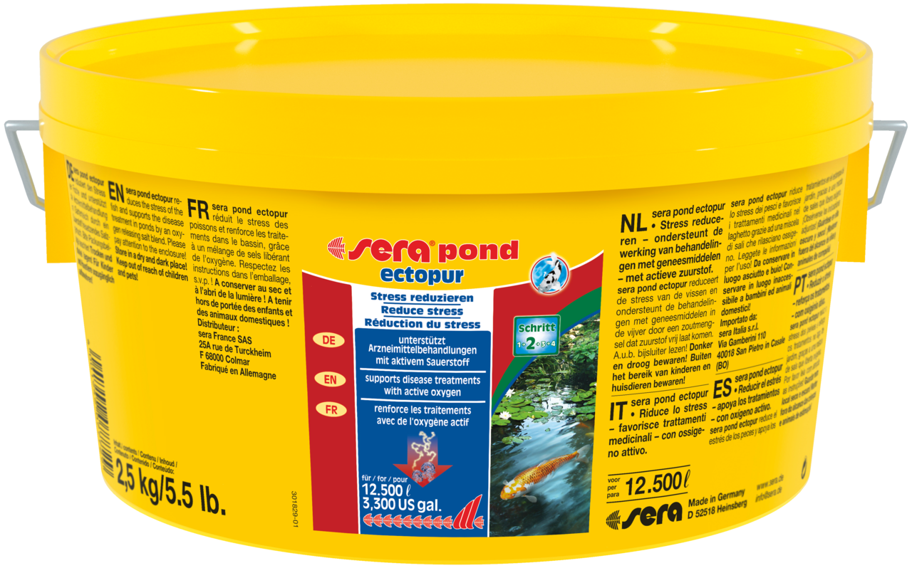 Embalagem sera Pond Ectopur 2.200 ml (2,5 kg)