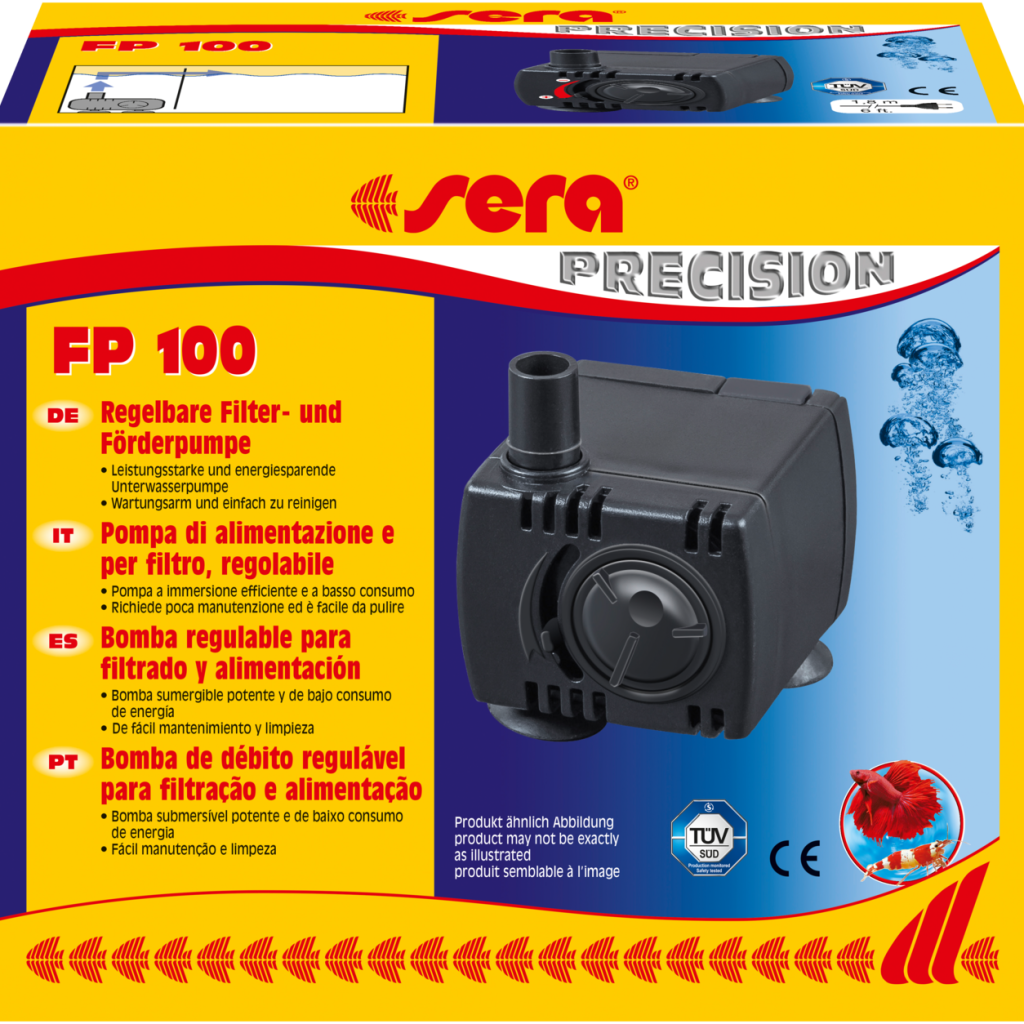 Embalagem da bomba SERA FP 100, referência 30593