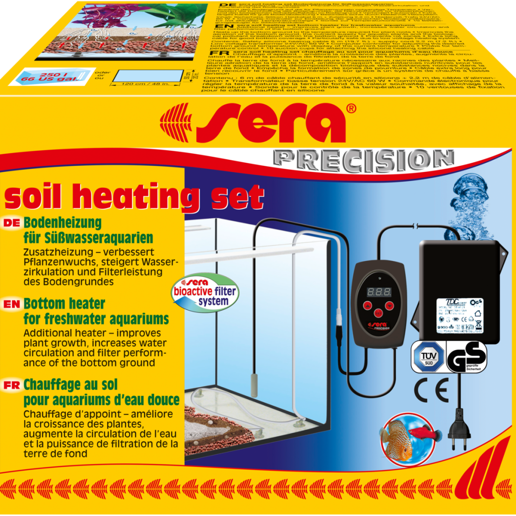 Embalagem Sera soil heating set, kit de aquecimento de substrato, referência 31211