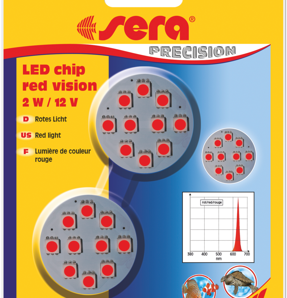 Embalagem Sera LED chip red vision, duas unidades, referência 31185