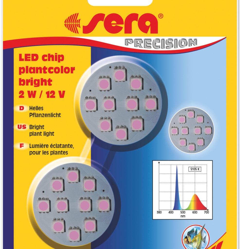 Embalagem Sera LED chip plantcolor bright, duas unidades, referência 31183
