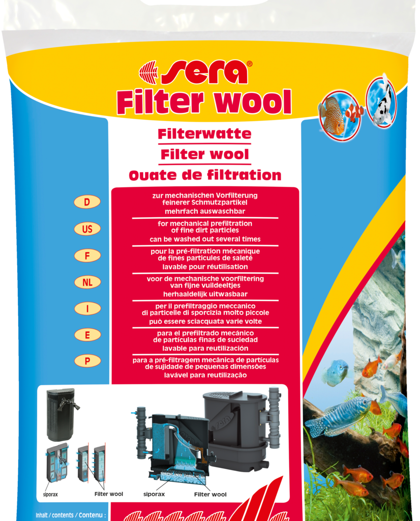 Embalagem sera filter wool 100 g, referência 08460