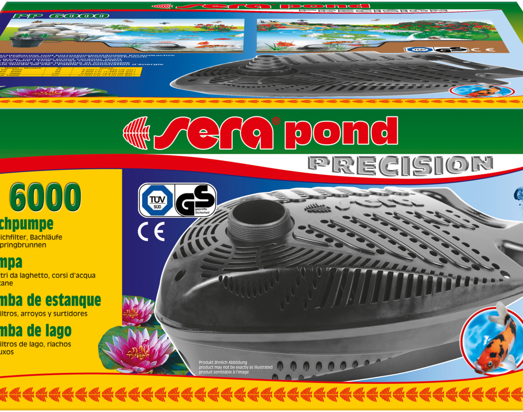 Embalagem original da bomba sera pond PP 6000