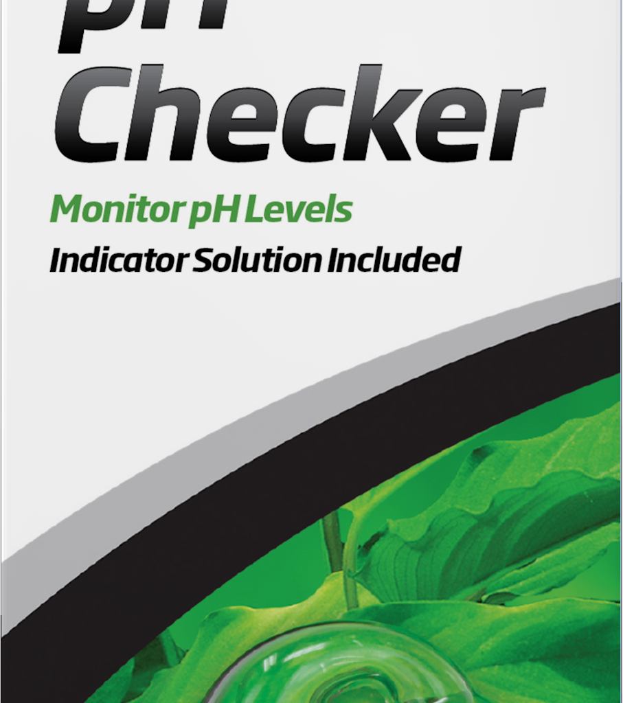Embalagem Seachem pH Checker com solução indicadora