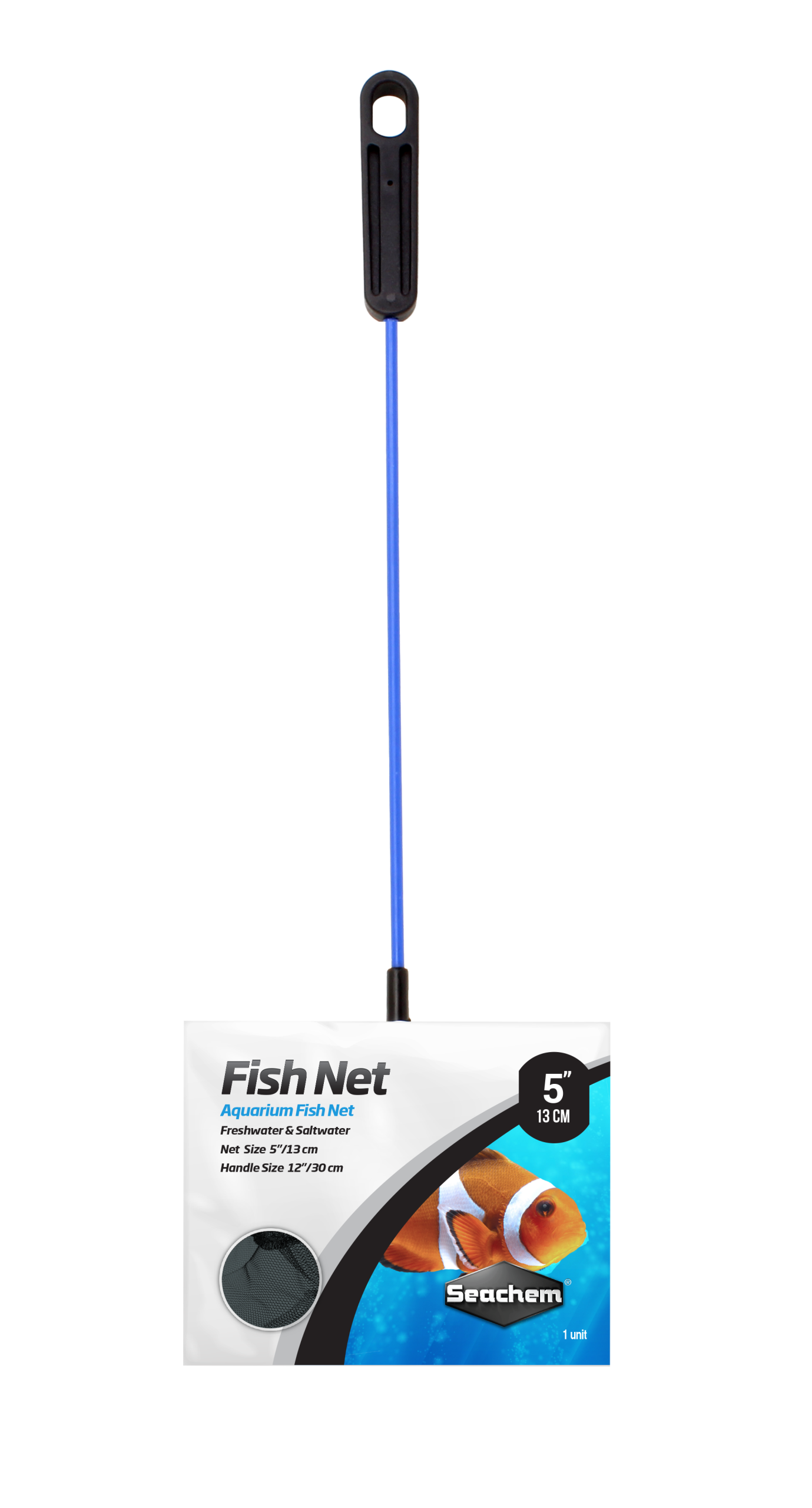 Rede Seachem Fish Net de 5 polegadas com cabo standard, referência 3221