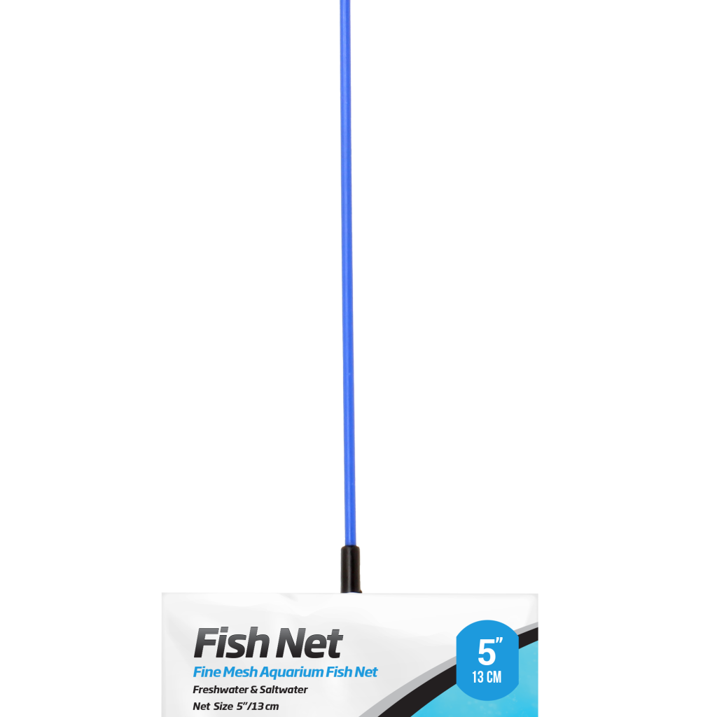 Rede Seachem Fish Net Fine Mesh de 5 polegadas com cabo standard, referência 3229