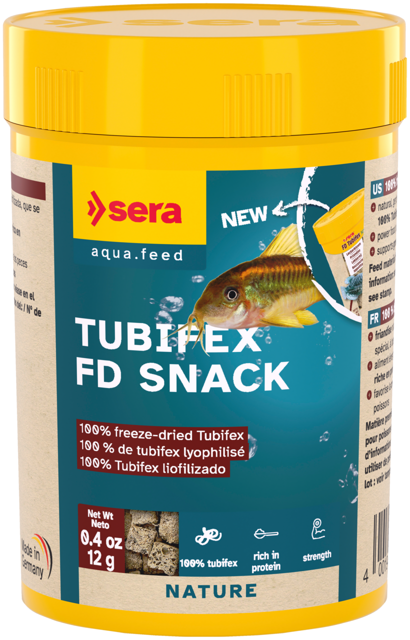 Embalagem Sera Tubifex FD Snack Nature 100 ml, 12 g