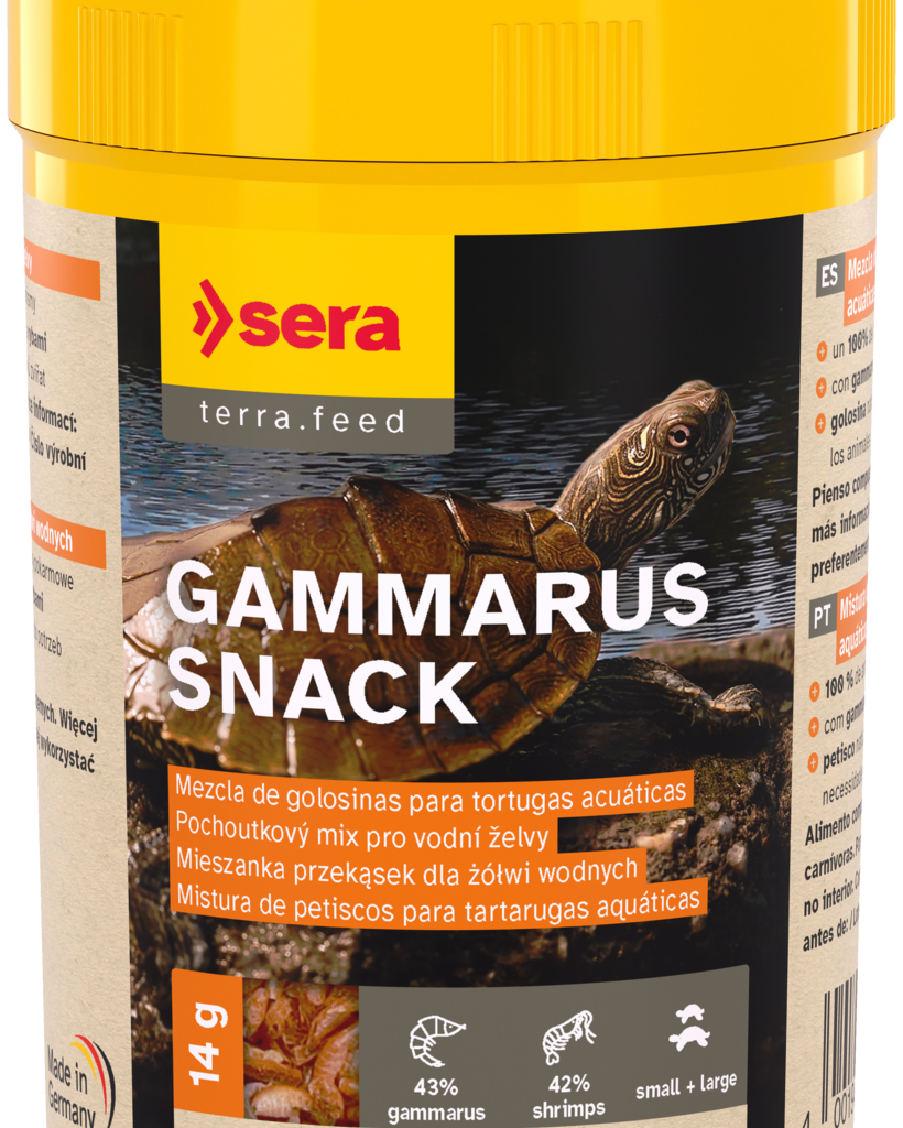 Sera Turtle Gammarus Snack 100 ml, 14 g, referência 01740