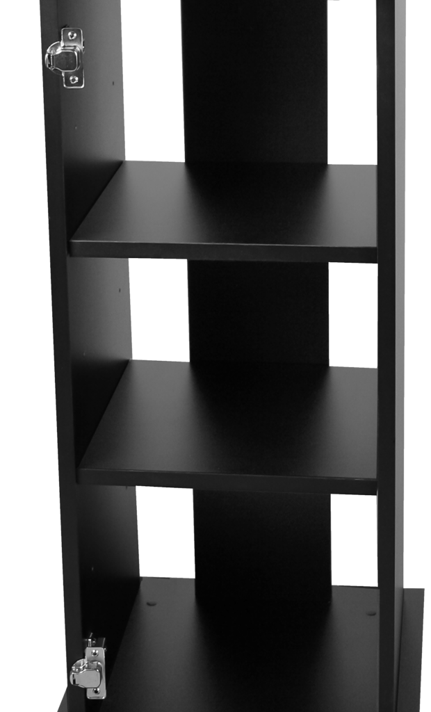 Móvel preto sera Scaper Cube de 90 cm sem porta