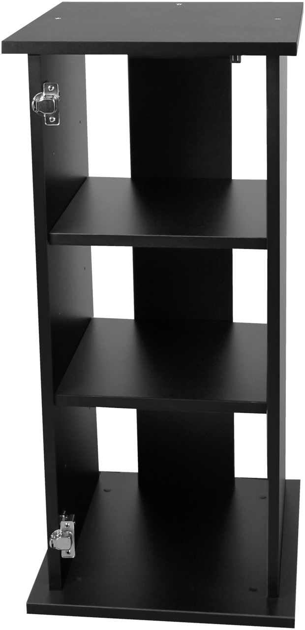 Móvel preto sera Scaper Cube de 90 cm sem porta