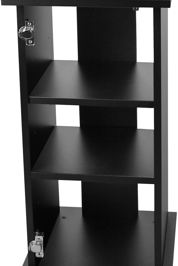Móvel preto sera Scaper Cube de 80 cm sem porta