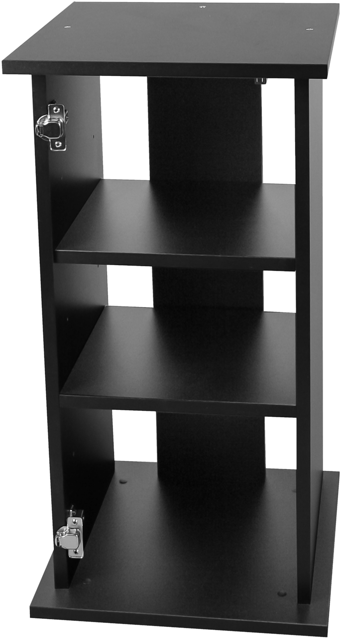 Móvel preto sera Scaper Cube de 80 cm sem porta