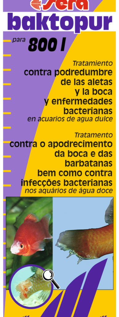 Embalagem Sera baktopur 50 ml