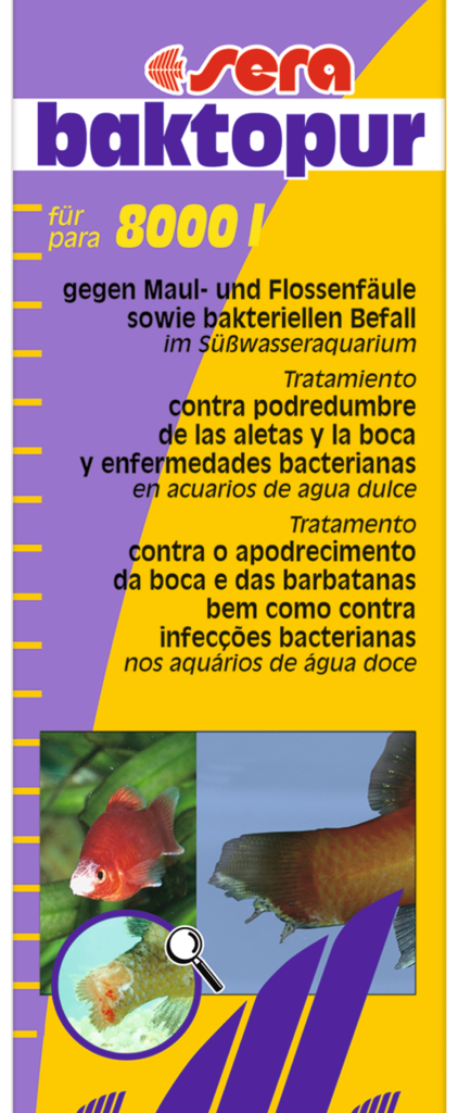 Embalagem Sera baktopur 500 ml