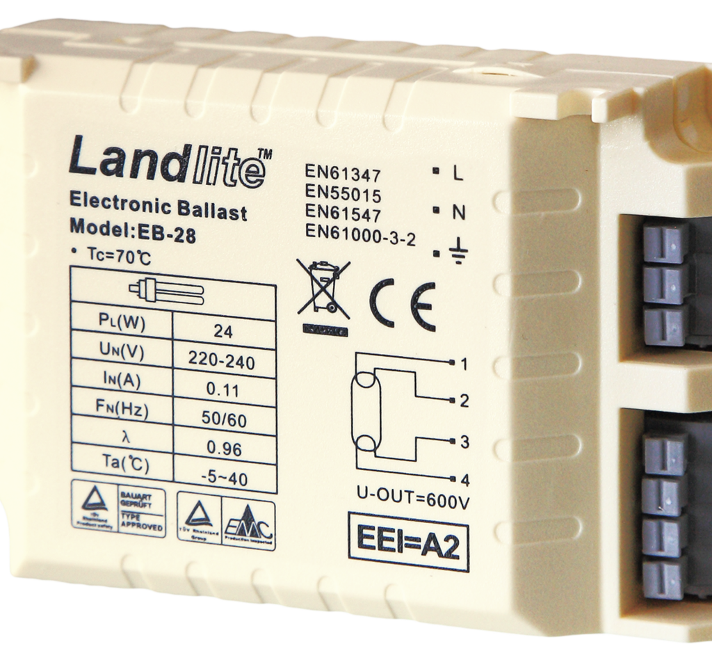 Balastro eletrónico sera 08237 para sistema UV-C 24 W
