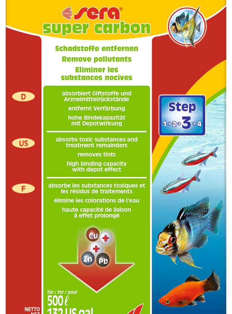 Embalagem sera super carbon 250 g, referência 08400