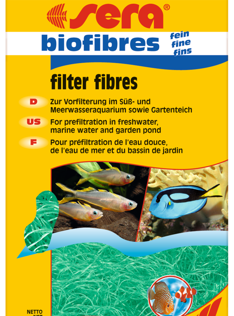 Embalagem sera biofibres fine 40 g, referência 08450