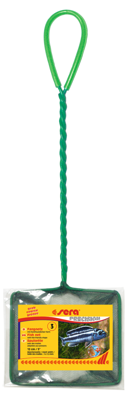Rede sera de malha grossa de 12 cm com rótulo original