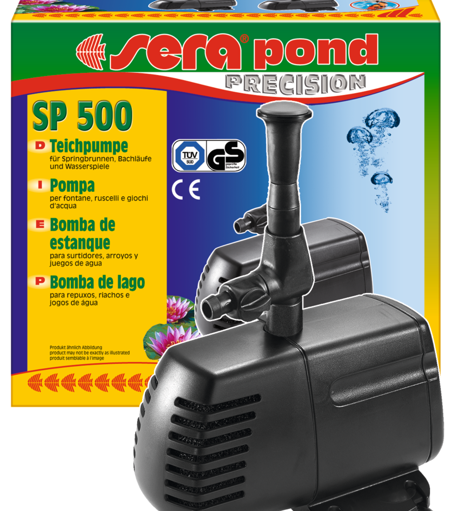 Bomba Sera pond SP 500 com embalagem