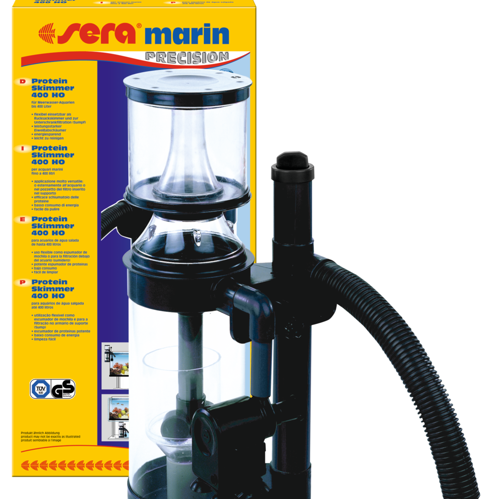 SERA marin Protein Skimmer 400 HO e embalagem original